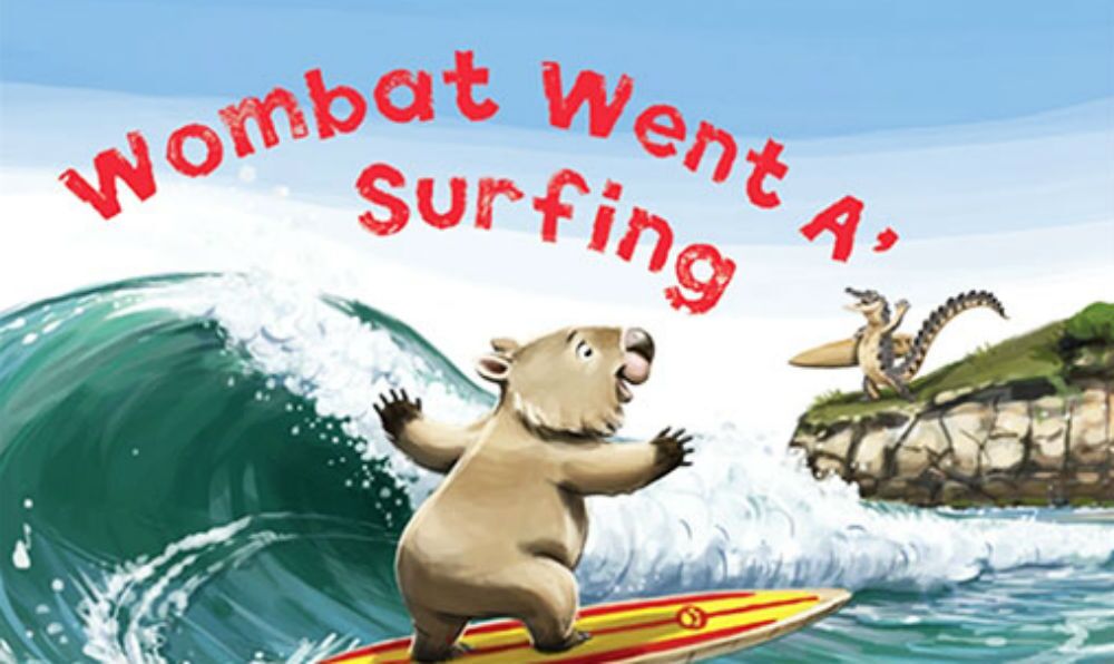 WOMBAT WENT A’ SURFING …With A Little Help From His Friends – Children’s Book Review
