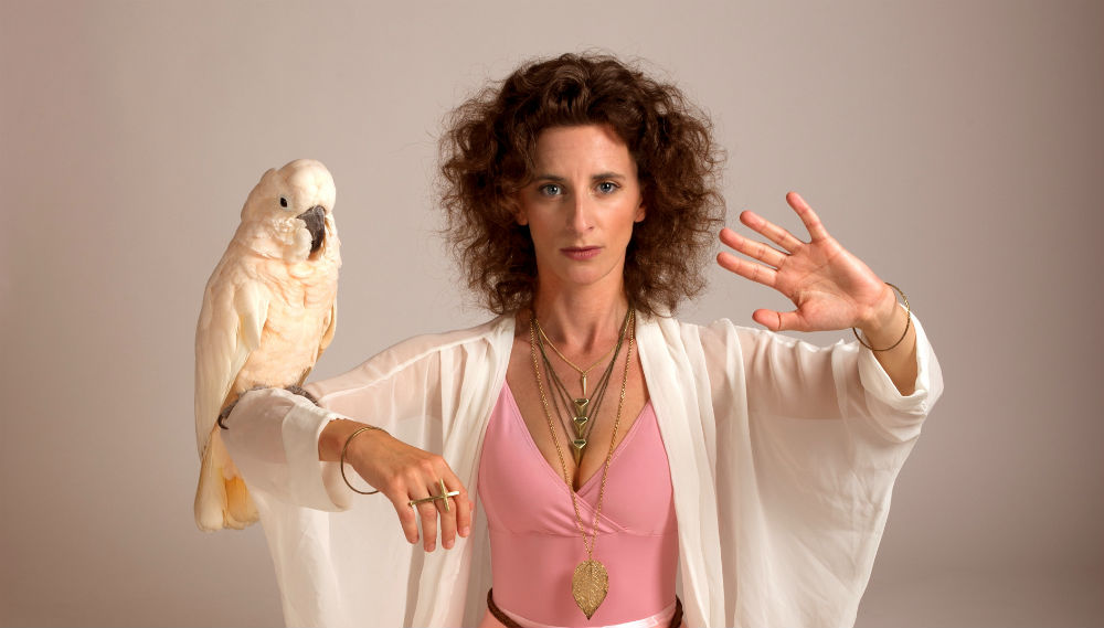 Felicity Ward - Image by Steve Ullathorne - Adelaide Fringe 2015 - The Clothesline