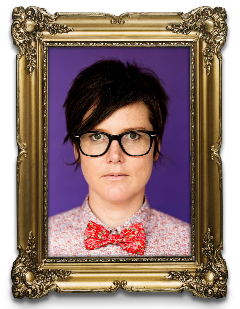 Hannah Gadsby Frame - Art Lite - Adelaide Cabaret Festival - The Clothesline