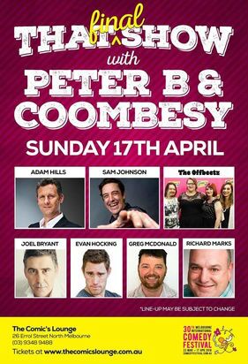 That Show Line Up - Peter B & Coombesy - MICF - The Clothesline