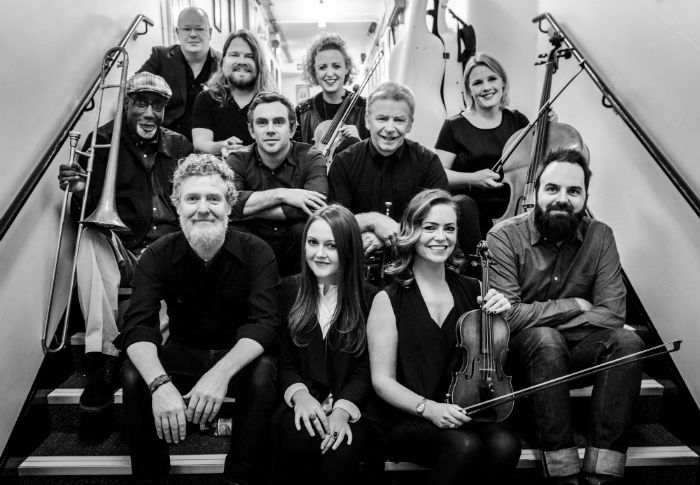 Glen Hansard and his Fellow Musicians - Image by Conor Masterson - The Clothesline