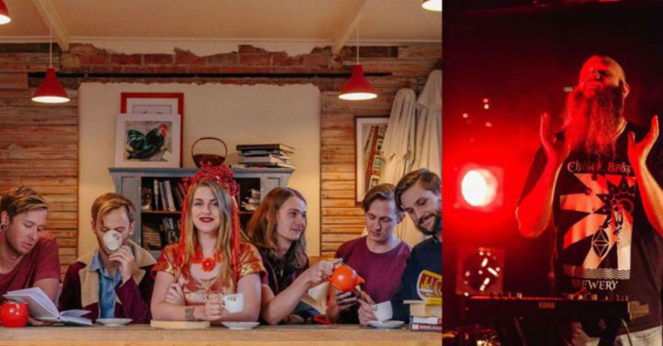 Saúde - Abraska, Adam Page and SaSamba - Lionn Arts - Image Live Music SA - The Clothesline