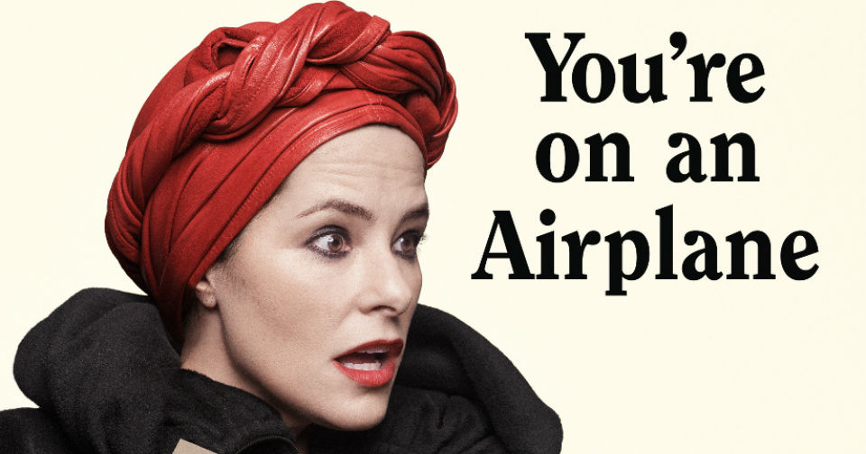 You're On An Airplane header - Parker Posey - Hachette Australia - The Clothesline