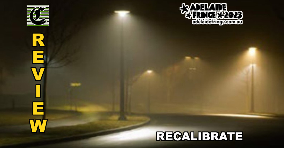 street light in mist