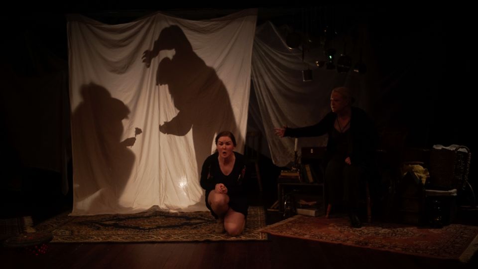 Women with shadows