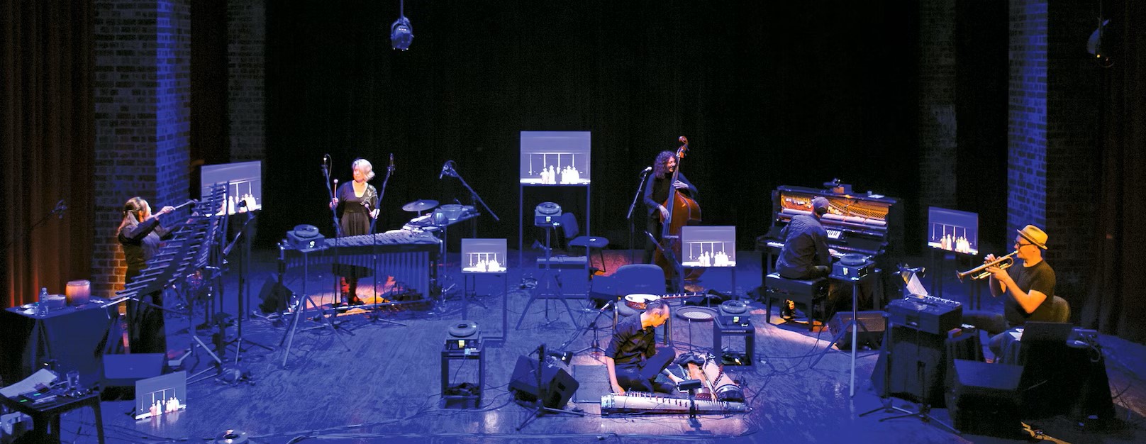 musicians on stage