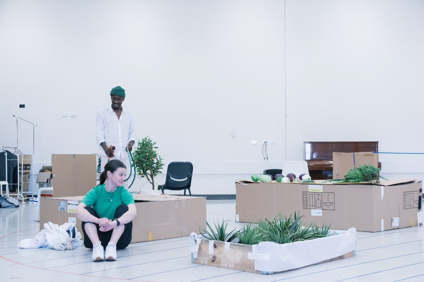 on stage garden