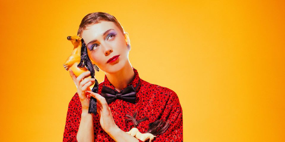 woman in bowtie