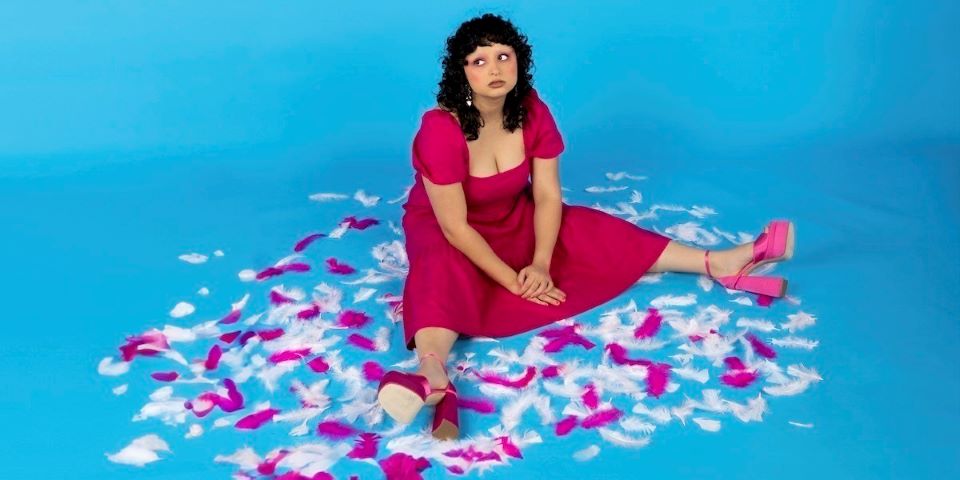 woman sitting on floor