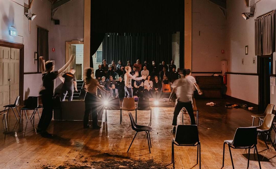 cast and audience in theatre