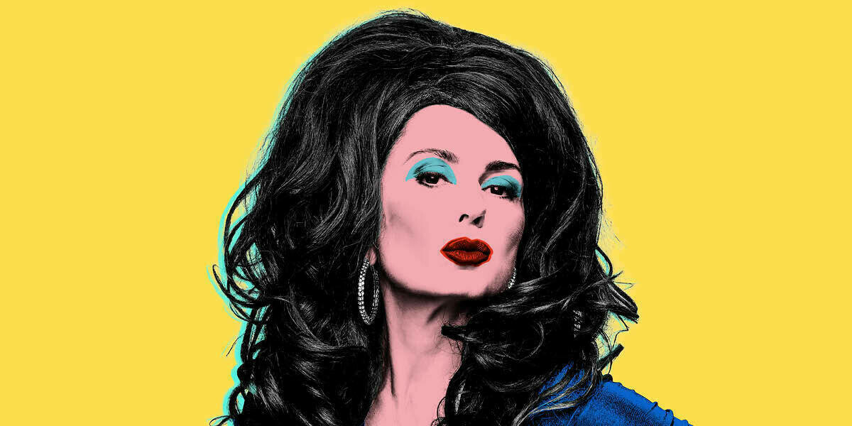 edited image of woman with lipstick