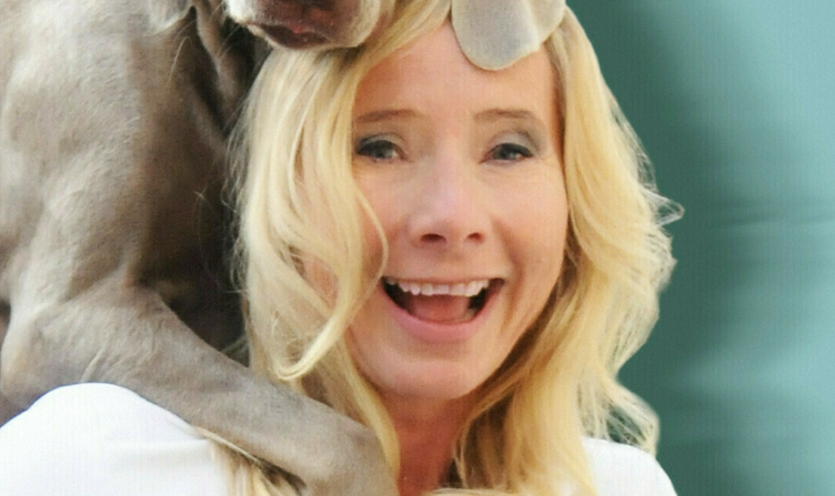 woman with dog