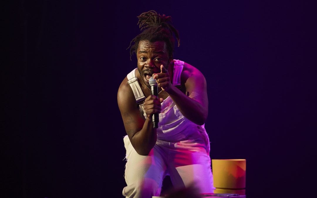 man in overalls