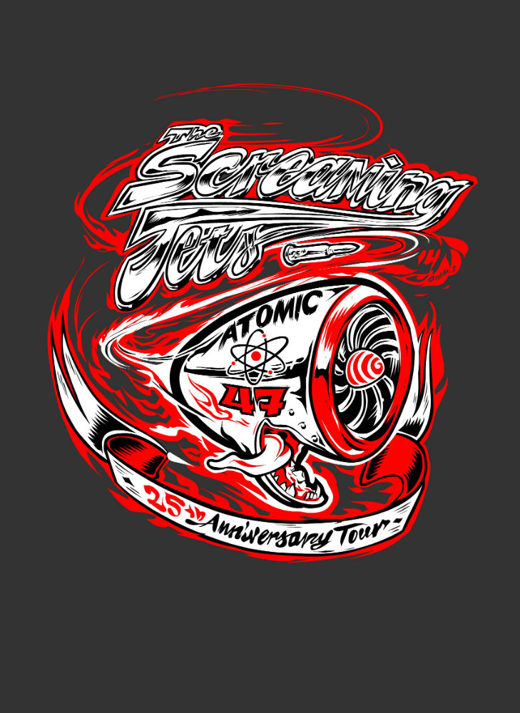 Screaming Jets Tour Logo - The Gov - The Clothesline