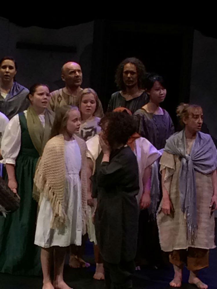 Amahl Cast - Space Theatre - The Clothesline