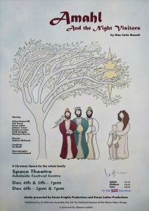 Amahl Flyer - Space Theatre - The Clothesline