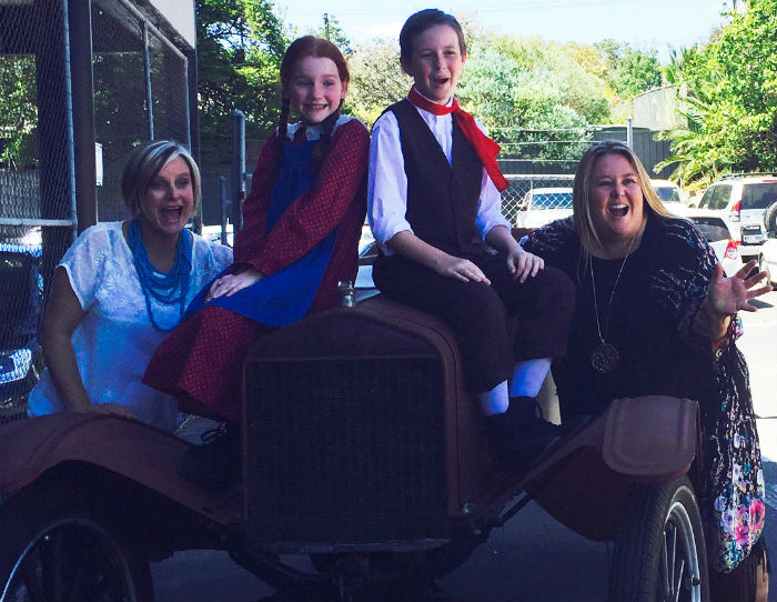 Chitty Chitty Bang Bang - Jen and Kylie - Pelican Productions - The Clothesline