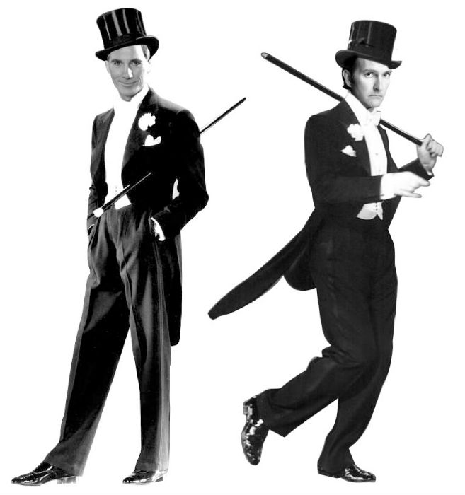 David Hobson & Colin Lane In Tails small - AdCabFest - The Clothesline