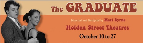 The Graduate Banner sm - MBM - Holden St Theatres - The Clothesline