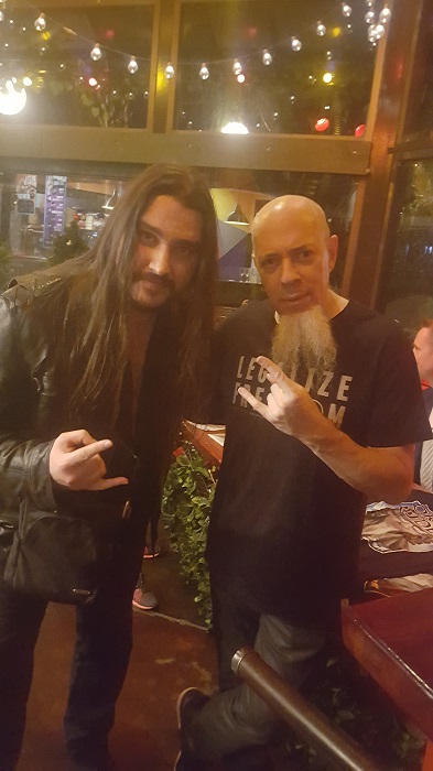 Bián Hickman and Jordan Rudess at The Gov - The Clothesline