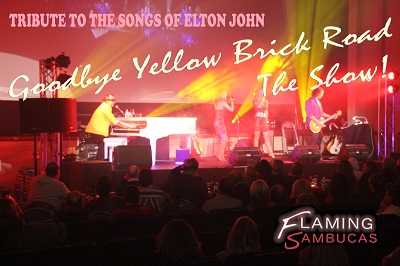 The Flaming Sambucas - Elton Show Live Shot sm - KMPR - The Clothesline